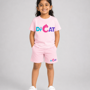 Dr CAT Kids White Round Neck 5